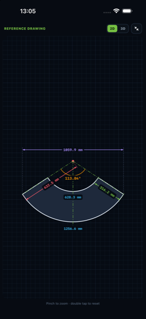 Cone layout